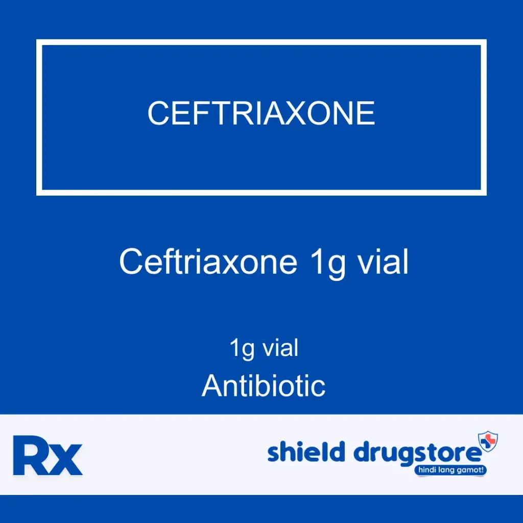 GN-CEFTRIAXONE 1G VL 