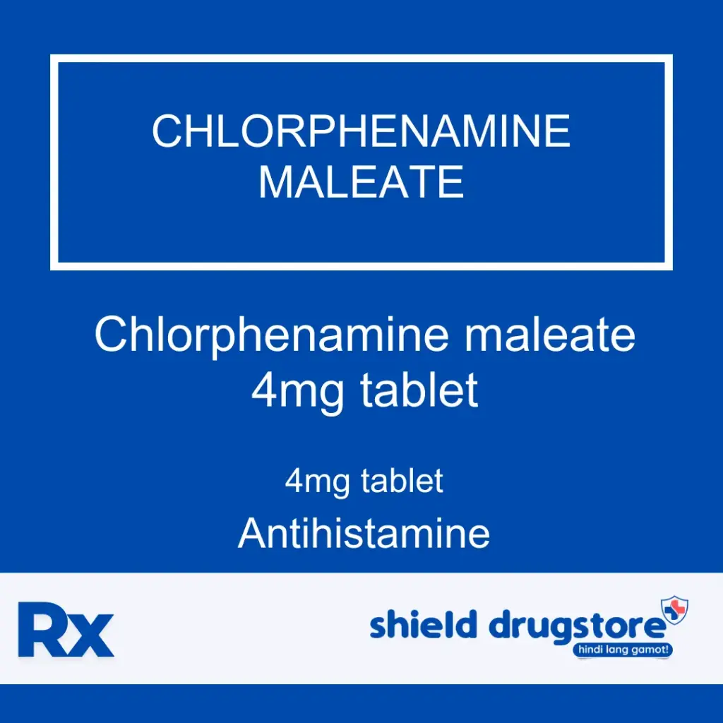 GN-CHLORPHENAMINE MALEATE 4MG TAB 