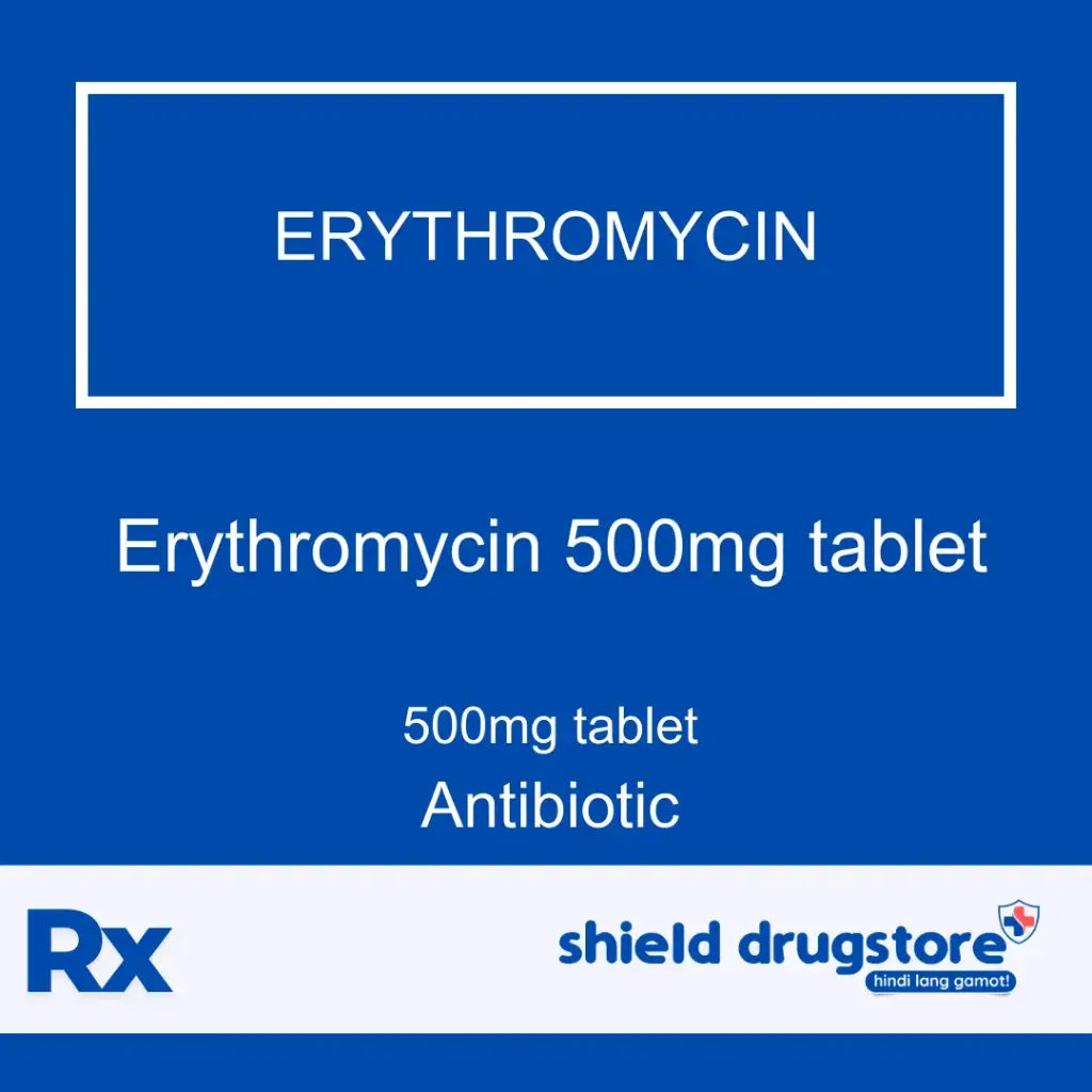 GN-ERYTHROMYCIN 500MG TAB 