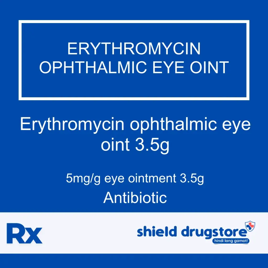 GN-ERYTHROMYCIN OPHTHALMIC EYE OINT 3.5G 