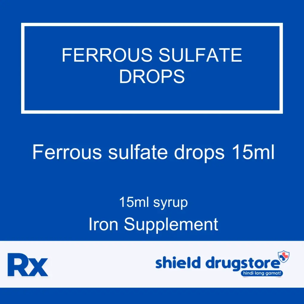 GN-FERROUS SULFATE DROPS 15ML 