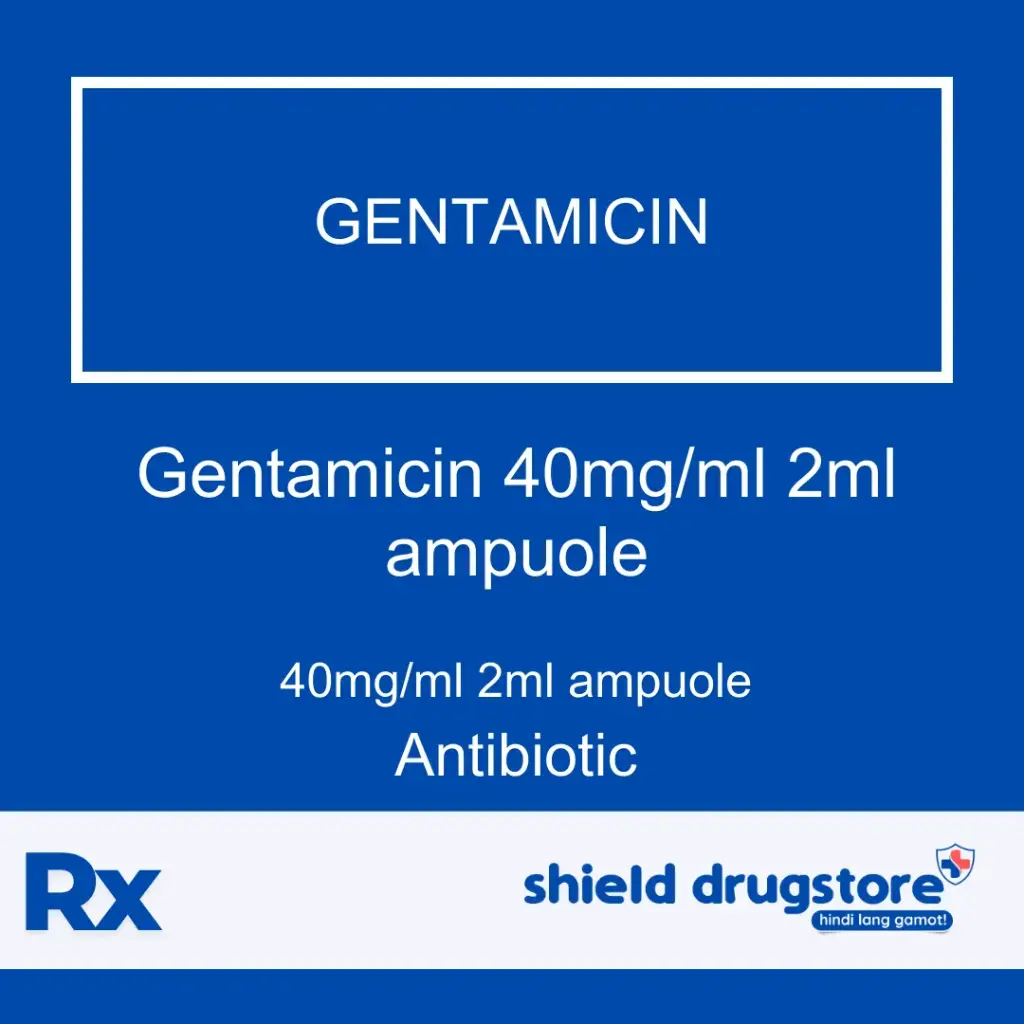GN-GENTAMICIN 40MG/ML 2ML AMP 