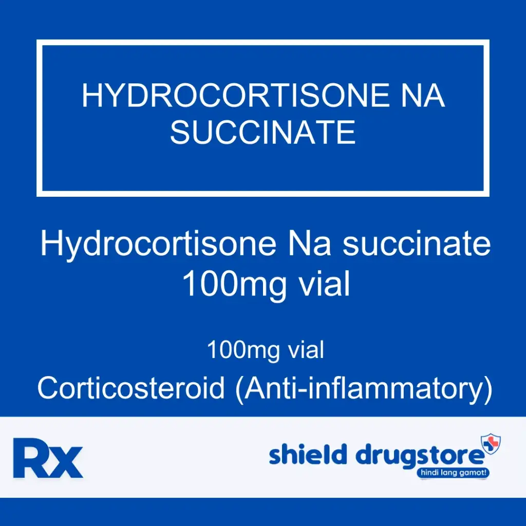 GN-HYDROCORTISONE NA SUCCINATE 100MG VL 