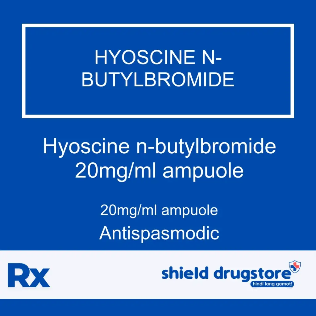 GN-HYOSCINE N-BUTYLBROMIDE 20MG/ML AMP 