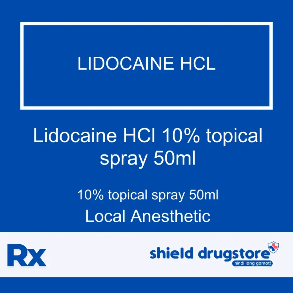 GN-LIDOCAINE HCL 10% TOPICAL SPRAY 50ML 