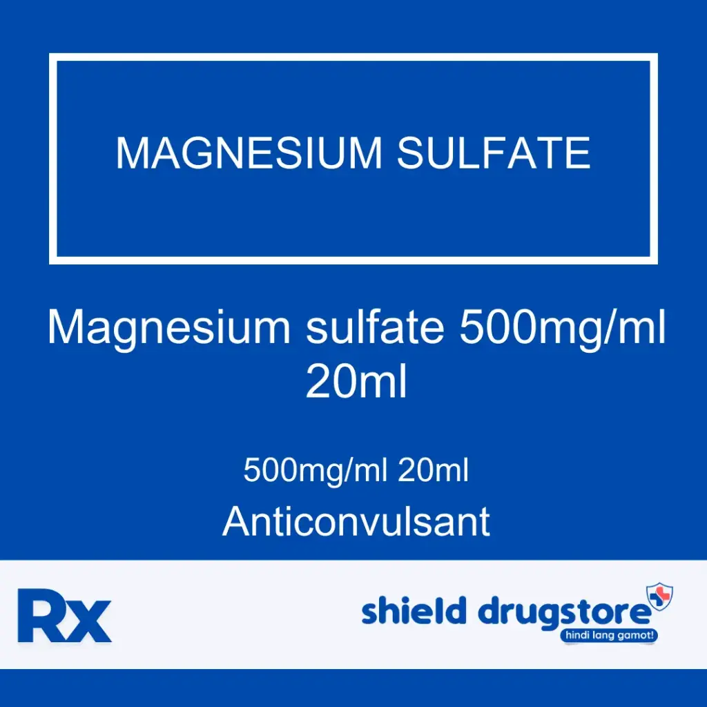 GN-MAGNESIUM SULFATE 500MG/ML 20ML 