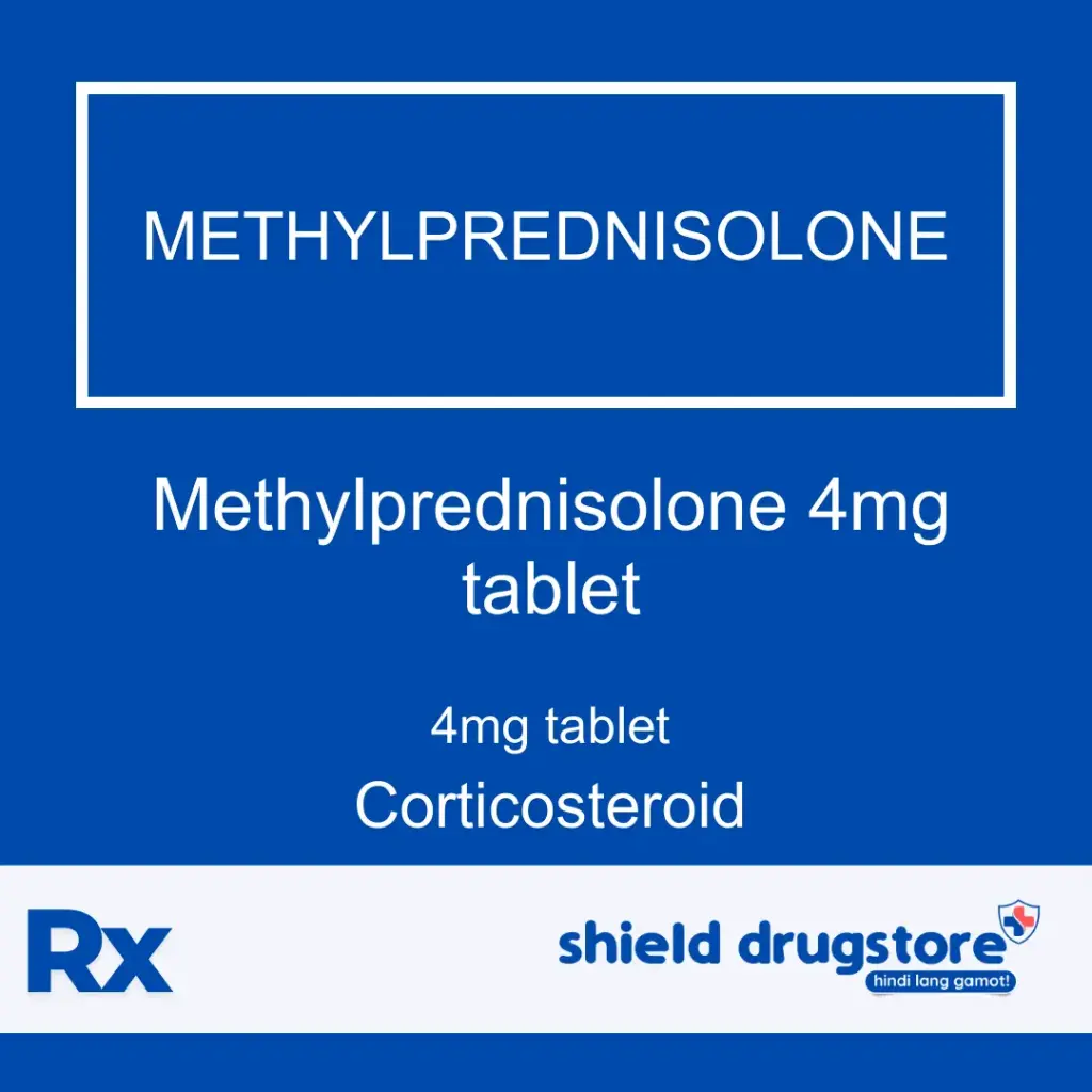 GN-METHYLPREDNISOLONE 4MG TAB 