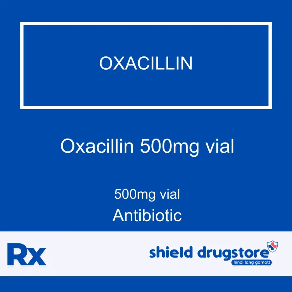 GN-OXACILLIN 500MG VL 