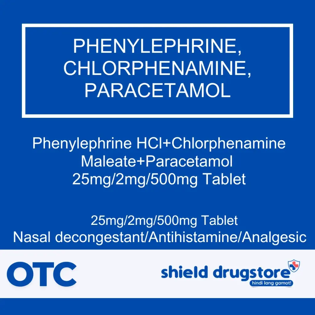 GN-PHENYLEPHRINE, CHLORPHENAMINE, PARACETAMOL 