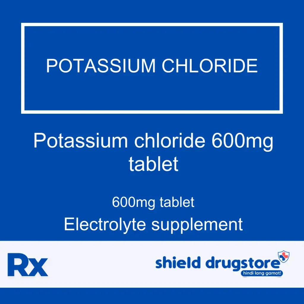 GN-POTASSIUM CHLORIDE 600MG TAB 