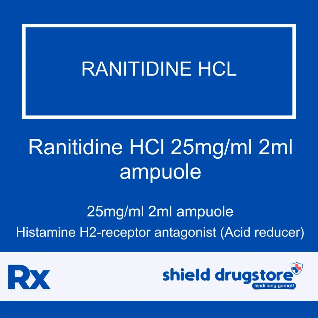GN-RANITIDINE HCL 25MG/ML 2ML AMP 