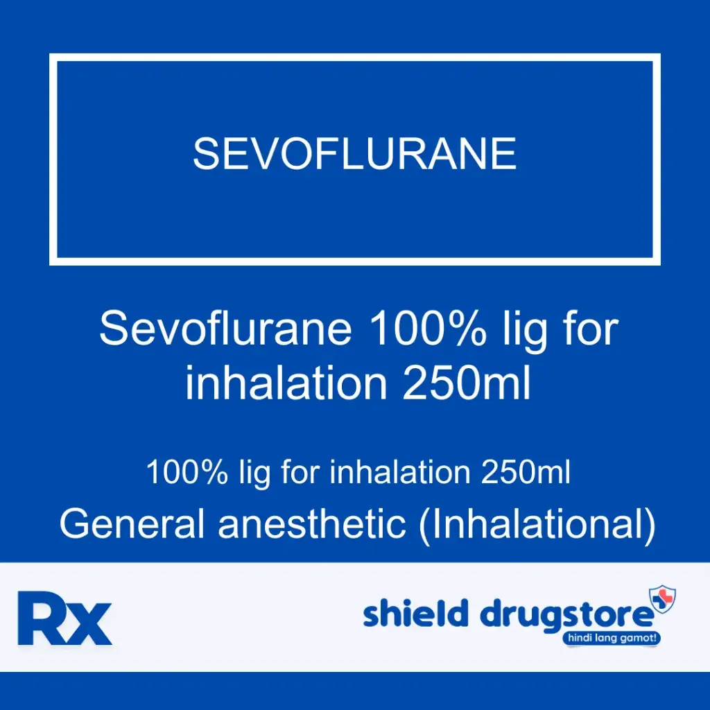 GN-SEVOFLURANE 100% LIG FOR INHALATION 250ML 