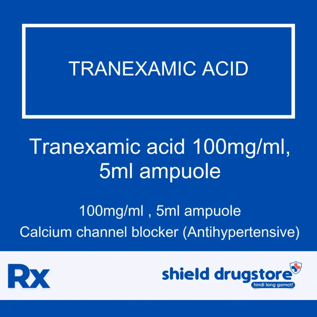GN-TRANEXAMIC ACID 100MG/ML, 5ML AMP 