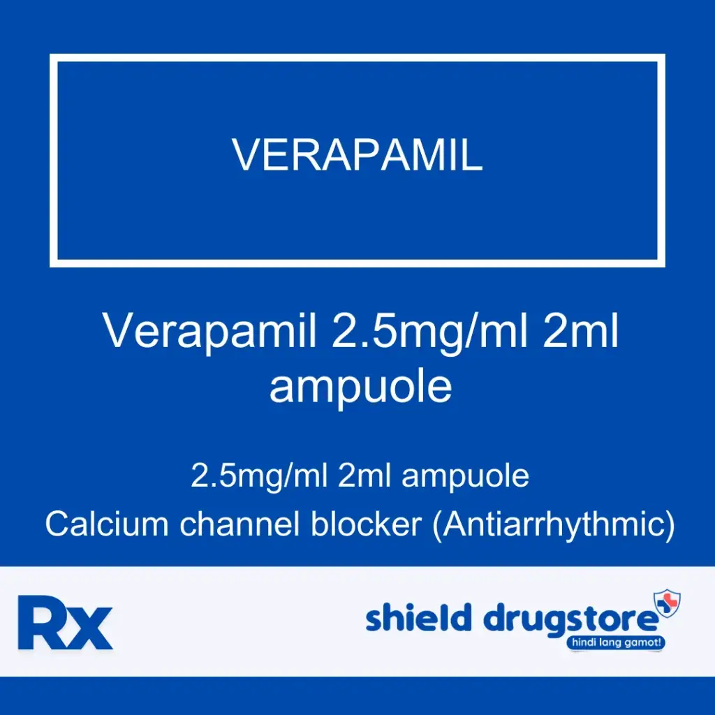 GN-VERAPAMIL 2.5MG/ML 2ML AMP 