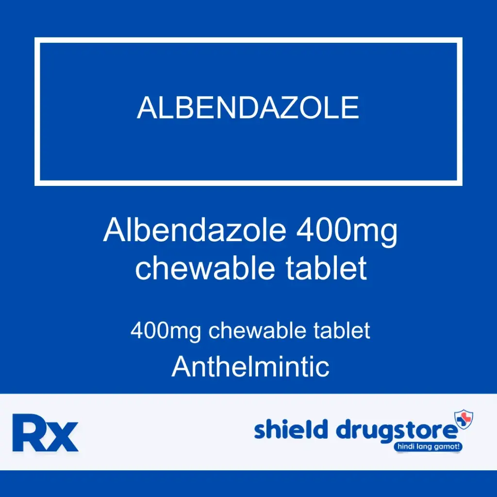 GN-ALBENDAZOLE 400MG CHEWABLE TAB  