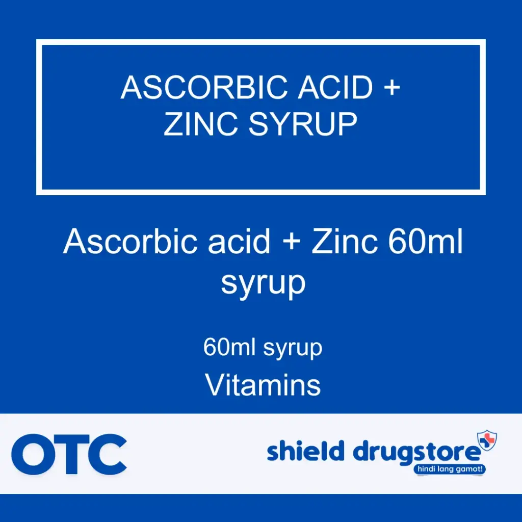 GN-ASCORBIC ACID + ZINC SYRUP 60ML