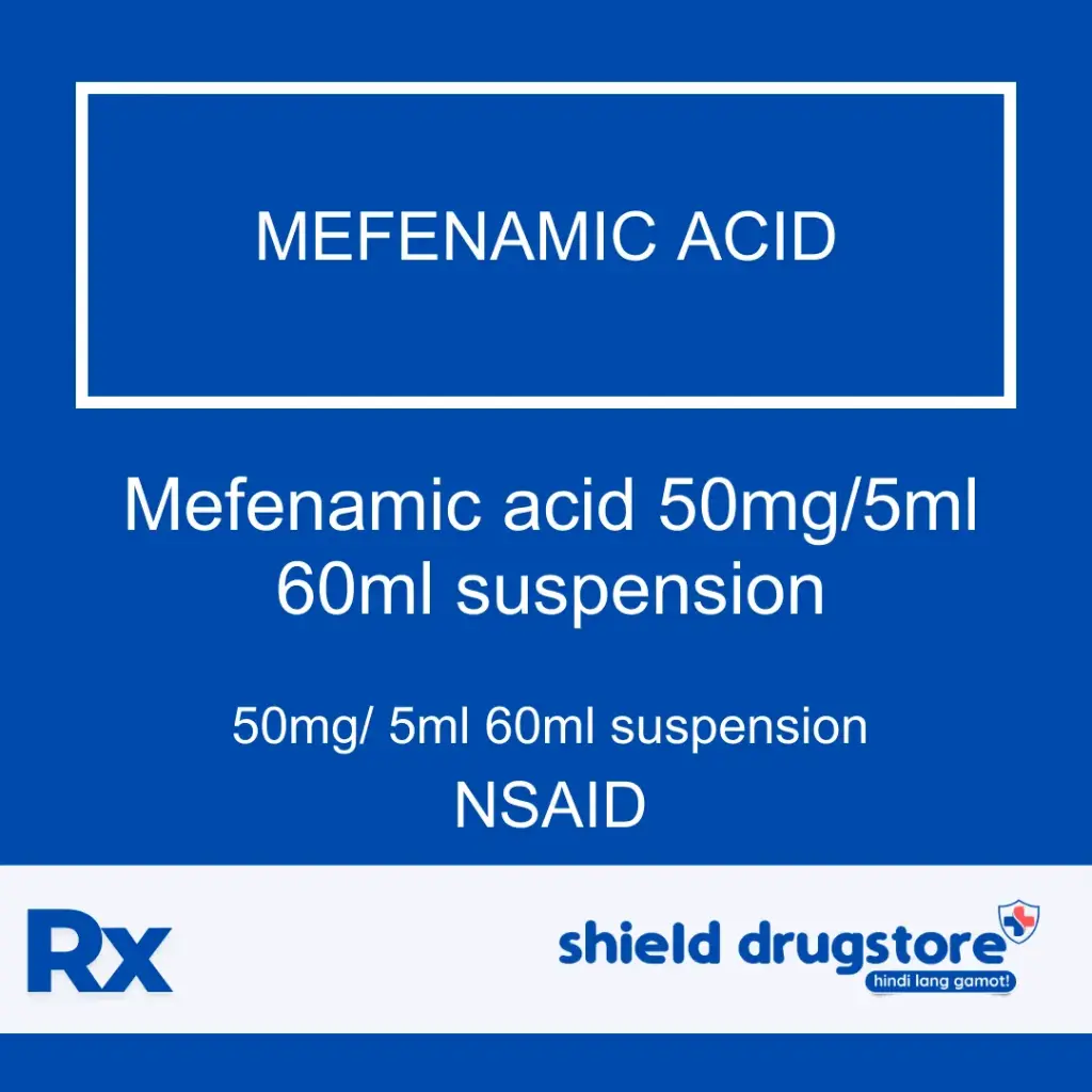 GN-MEFENAMIC ACID 50MG/5ML 60ML SUSP