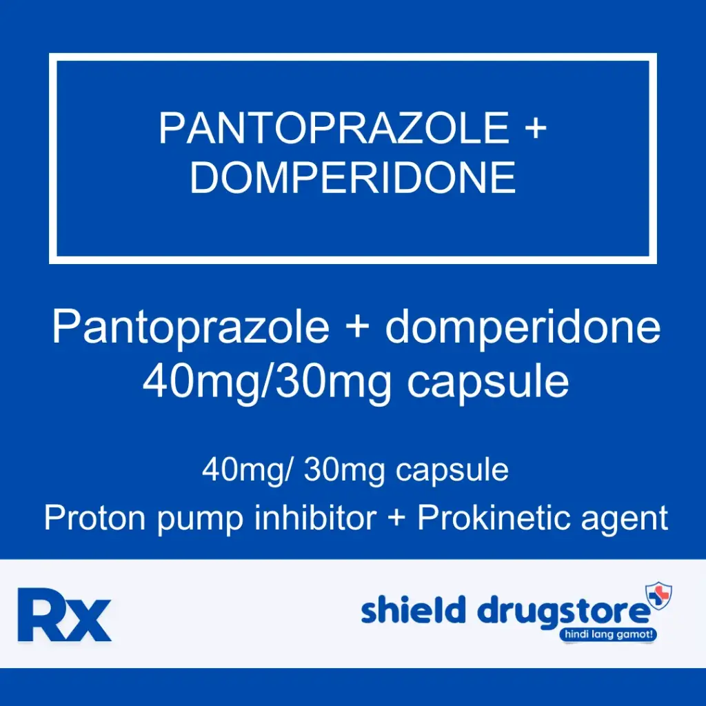 GN-PANTOPRAZOLE + DOMPERIDONE 40MG/30MG CAP