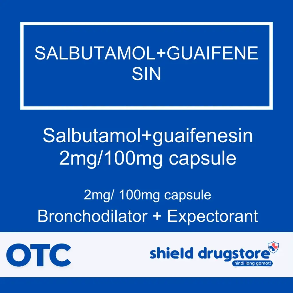 GN-SALBUTAMOL+GUAIFENESIN 2mg/100mg CAP 