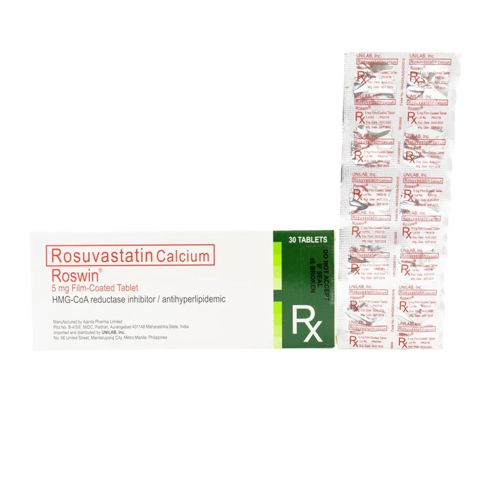 Roswin (rosuvastatin calcium) 5mg tablet