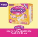 Fearless Eve Menstrual Tampons Heavy Flow 10'S