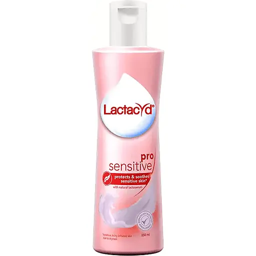 Lactacyd Pro Sensitive Feminine Wash 250ml bottle 