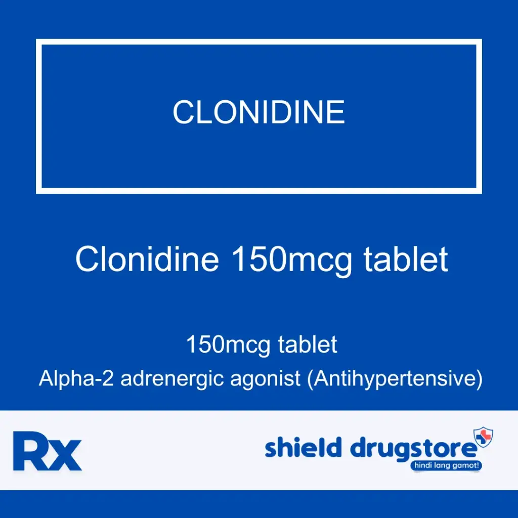GN-CLONIDINE HCL 150MCG TAB