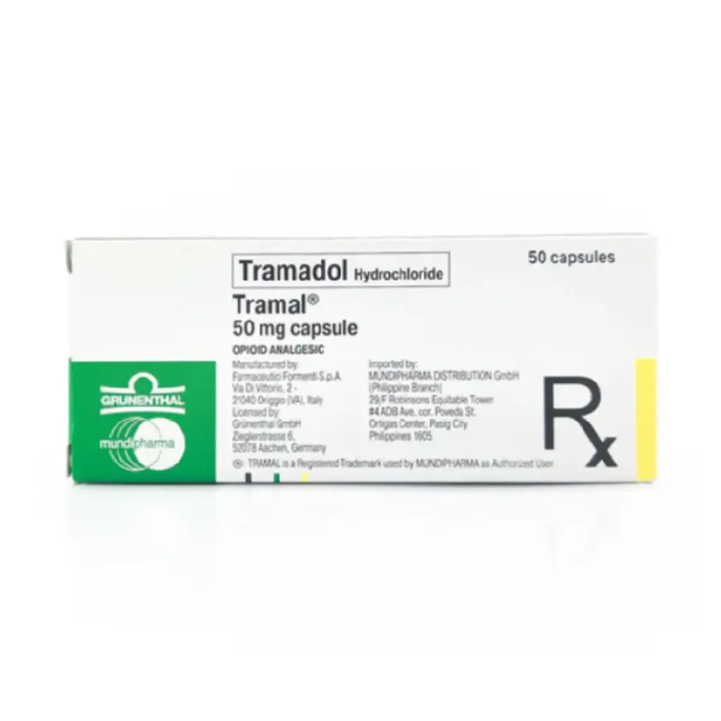 Tramal (tramadol hydrochloride) 50mg capsule 