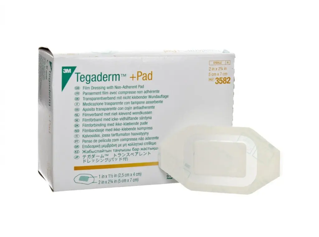 Tegaderm (sterile transparent film dressing) 5cm x 7cm 