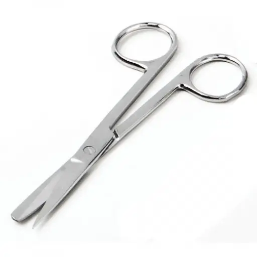 [MS-T10516-PLAST-CAT00026] Surgical Scissors Curved 5 1/2" 