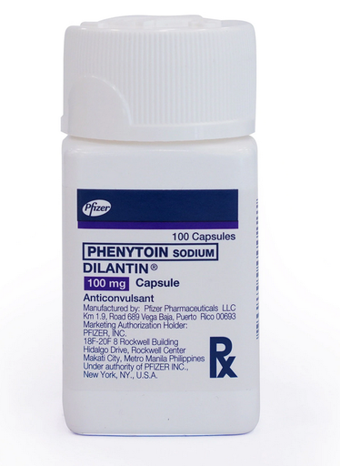 [RX-T11017-NEURO-CAT00144] Dilantin (phenytoin) 100mg capsule