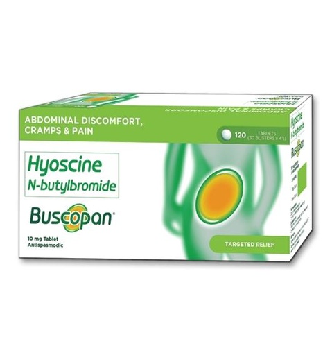 [OTC-T10016-GIT-CAT00013] Buscopan 10mg tab