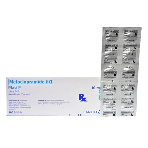 [RX-T10861-GIT-CAT00099] Plasil (Metoclopramide) 10mg Tablet 