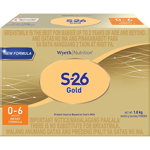 [MN-T10066-PMILK-CAT00036] S-26 Gold One (0-6 months) 1.8kg
