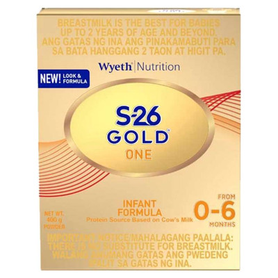 [MN-T10038-PMILK-CAT00008] S-26 Gold One (0-6 months) 400g