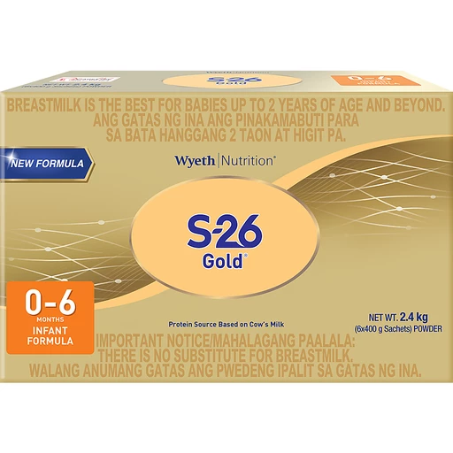 [MN-T10052-PMILK-CAT00022] S-26 Gold One (0-6 months) 2.4kg