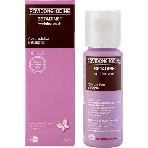 [GR-T11024-SNB-CAT00365] Betadine Feminine Wash (Povidone-Iodine) 25ml