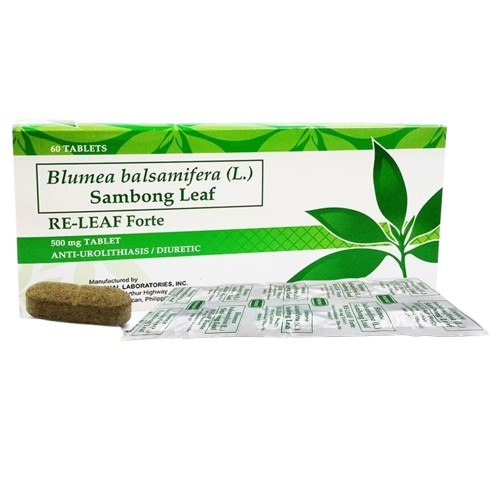 [RX-T10993-GUT-CAT00074] Releaf Forte (Sambong Leaf) 500mg Tablet