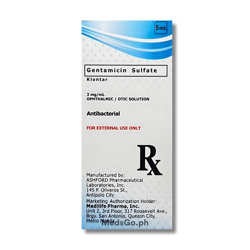[GEN000369] GN-GENTAMICIN SULFATE 3MG/ML EYE DROP