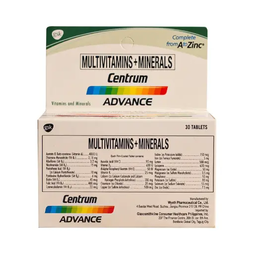 [OTC-T10515-VITF-CAT00166] Centrum Advance Multivitamin Tablets (30s) 
