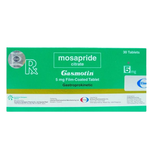 [RX-T10841-GIT-CAT00079] Gasmotin (Mosapride) 5mg Tablet 