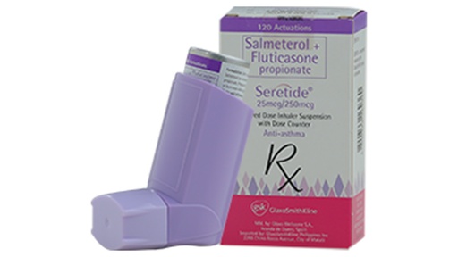 [RX-T11384-RESP-CAT00327] Seretide (Salmeterol + Fluticasone) 25mcg/250mcg Metered-Dose Inhaler (MDI)