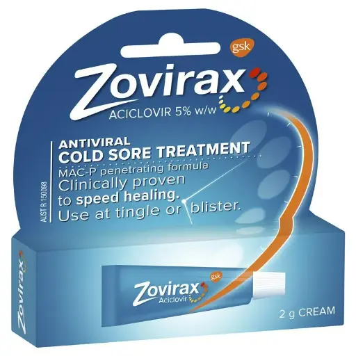 [RX-T10115-ABIO-CAT00115] Zovirax 5% W/W Cream 2g 