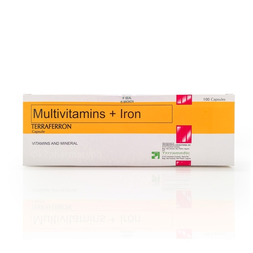 [OTC-T10446-VITF-CAT00097] Terraferron (Multivitamins + Iron) Capsule