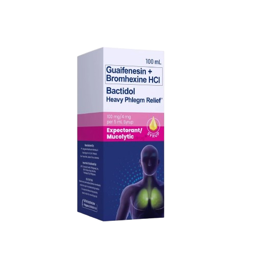 [OTC-T10214-RESP-CAT00024] Bactidol Heavy Phlegm Relief 100mg/4mg 100ml Syrup