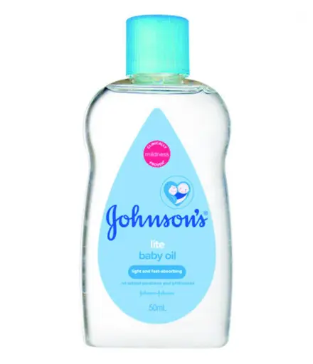 [GR-T10887-SNB-CAT00229] J&J Baby Oil Lite (mineral oil) 50ml