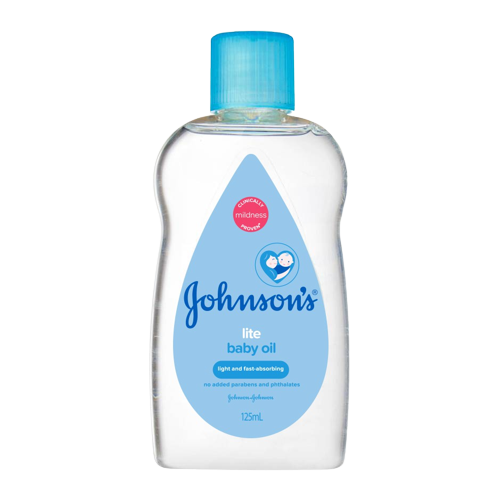 [GR-T10965-SNB-CAT00307] J&J Baby Oil Lite (mineral oil) 125ml