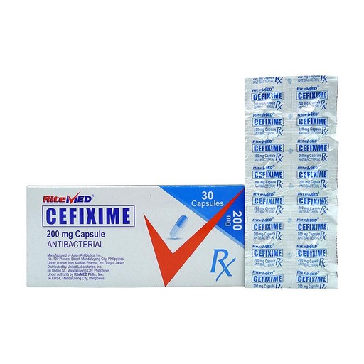 [RX-T10187-ABIO-CAT00187] RM Cefixime (Cefixime) 200mg Capsule
