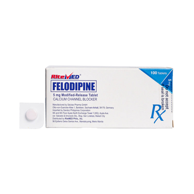 [RX-T10555-CARDI-CAT00162] RM Felodipine (Felodipine) 5mg Tablet