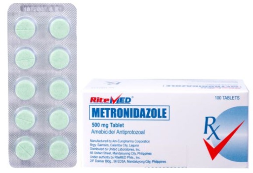[RX-T10233-ABIO-CAT00233] RM Metronidazole (Metronidazole) 500mg Tablet